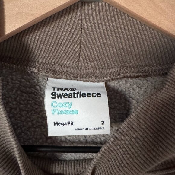 TNA sweatfleece cozy fleece mega fit mockneck - Picture 2 of 4
